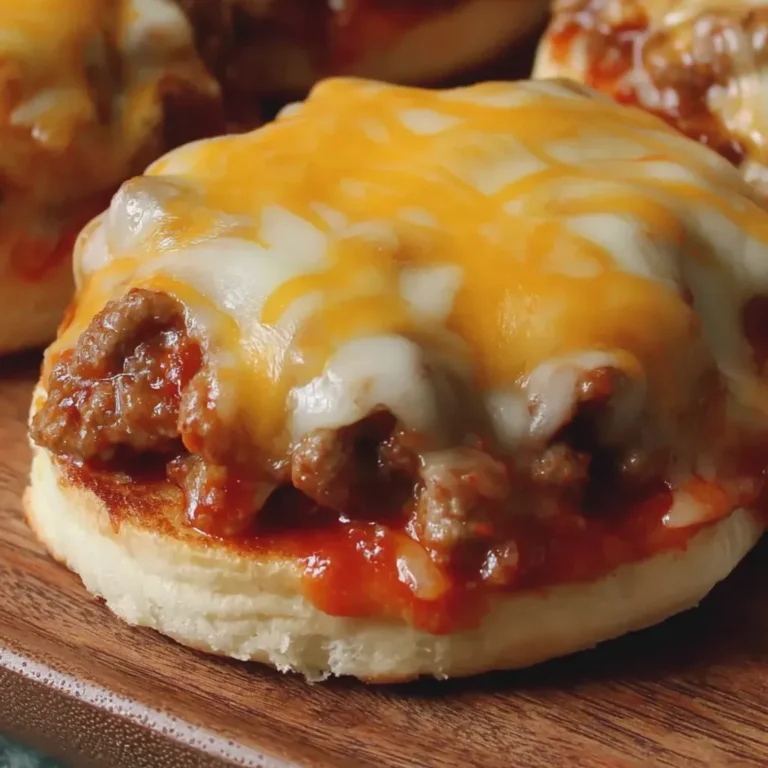 Homemade Pizza Burgers with a Classic Twist