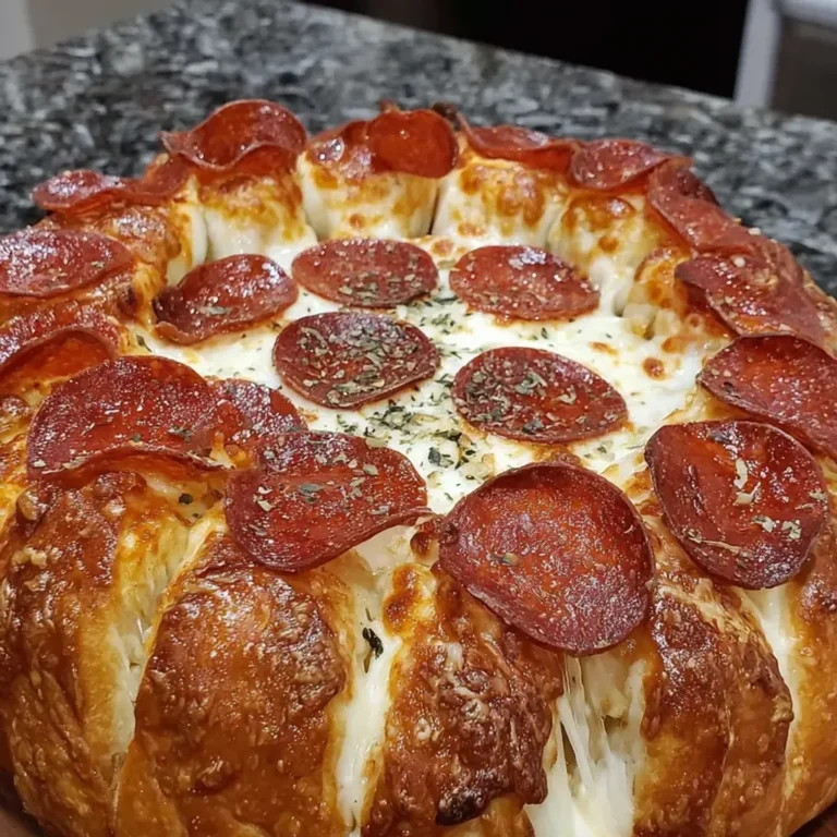 Homemade Stuffed Crust Pepperoni Pizza Recipe