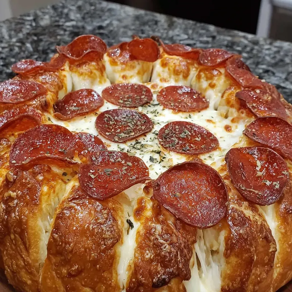 Homemade Stuffed Crust Pepperoni Pizza Recipe