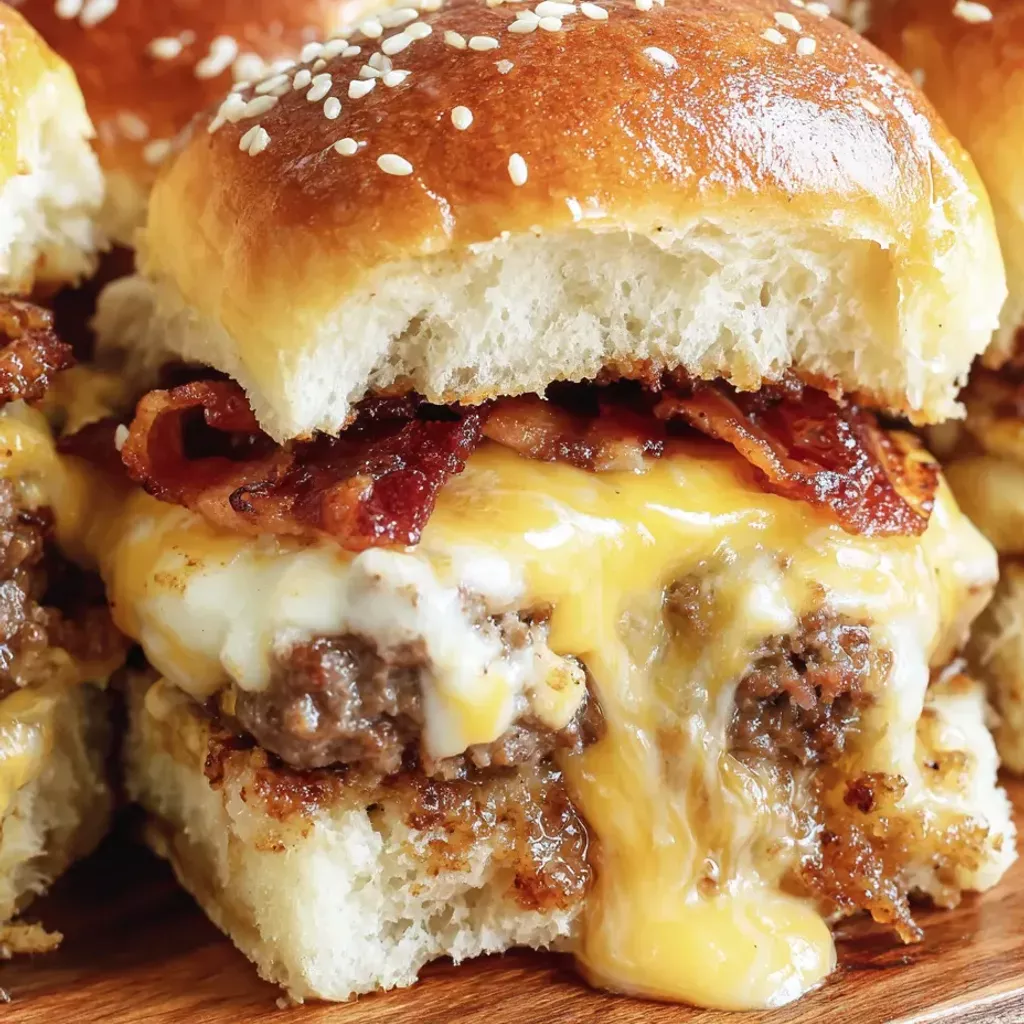 Irresistible Bacon Cheeseburger Sliders Recipe