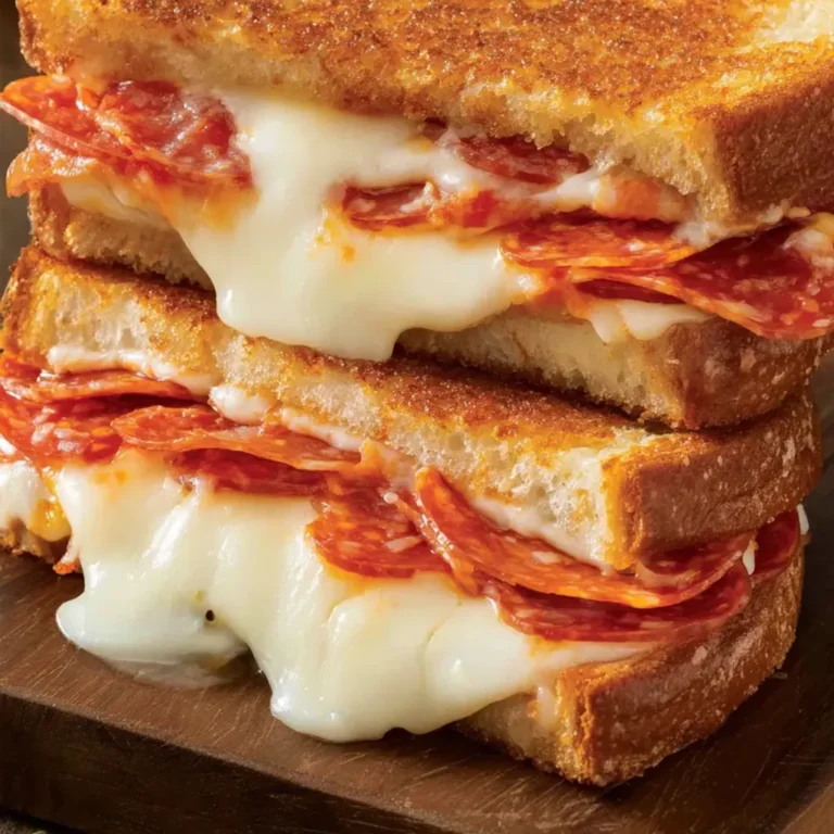 Irresistible Pepperoni Pizza Grilled Cheese Recipe