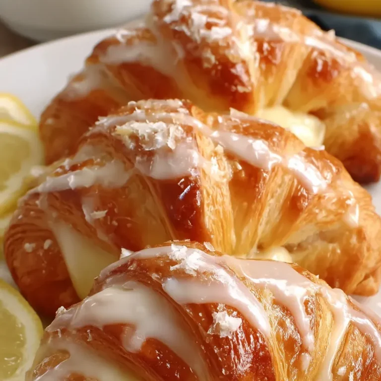 Luscious Lemon Cheesecake Crescent Rolls