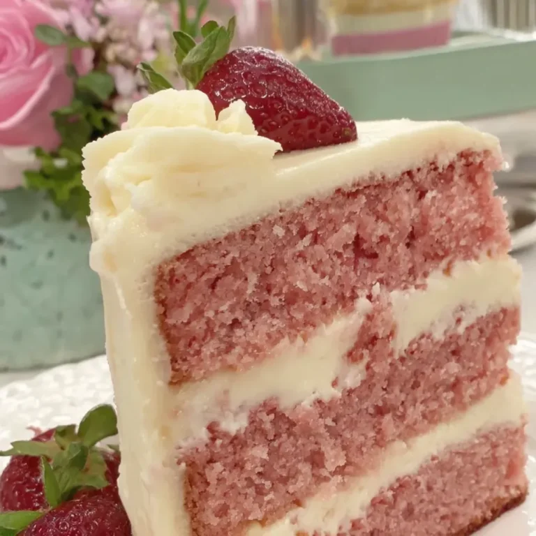 Luscious Strawberry Lemonade Cake Recipe