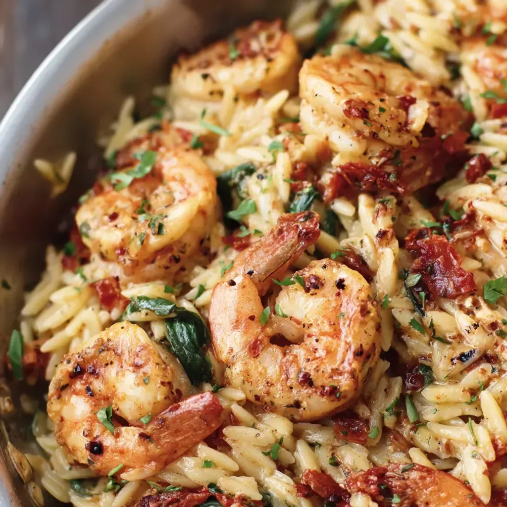 One Pot Shrimp and Orzo Pasta: Easy Weeknight Recipe