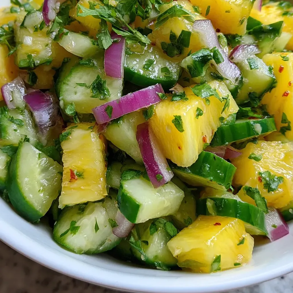 Refreshing Pineapple Cucumber Salad Recipe