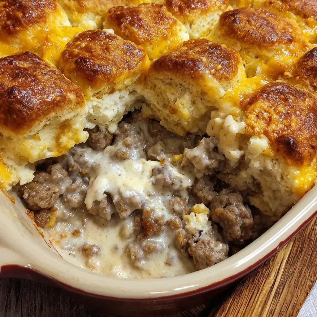 Savory Biscuit Gravy Casserole: A Comforting Breakfast Delight