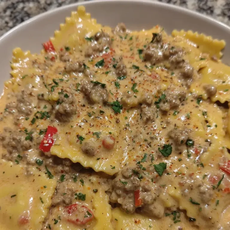 Savory Cajun Sausage Ravioli Recipe