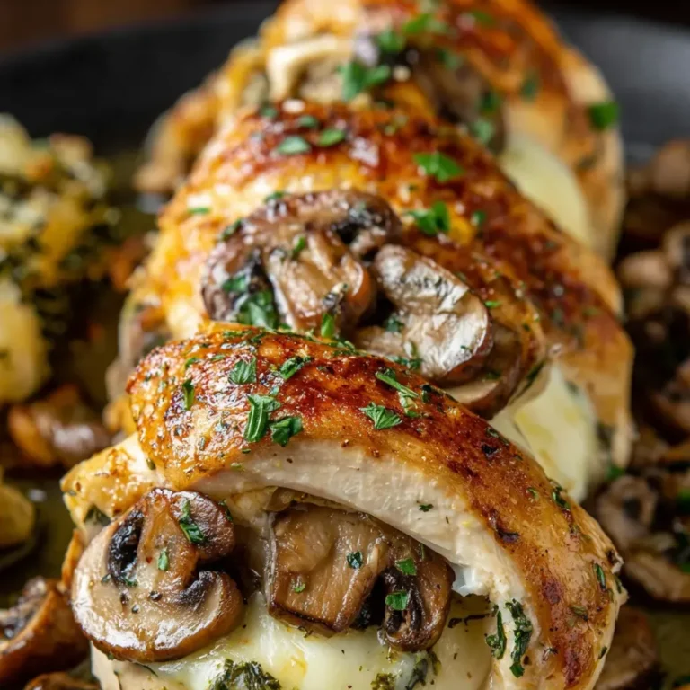 Savory Garlic Butter Mushroom Chicken Skillet