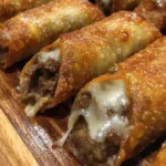 Savory Philly Cheesesteak Egg Rolls Recipe