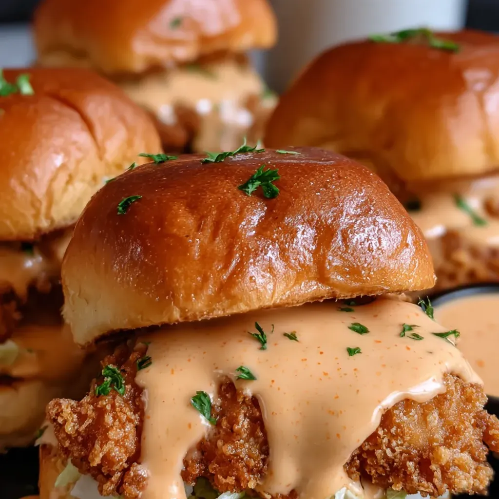 Spicy Bang Bang Chicken Sliders Recipe