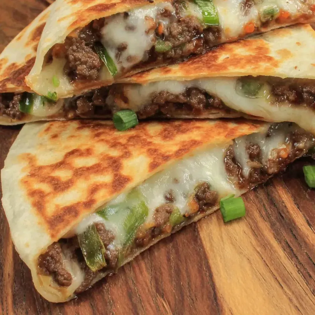 Spicy Korean Beef Quesadillas: A Fusion Delight