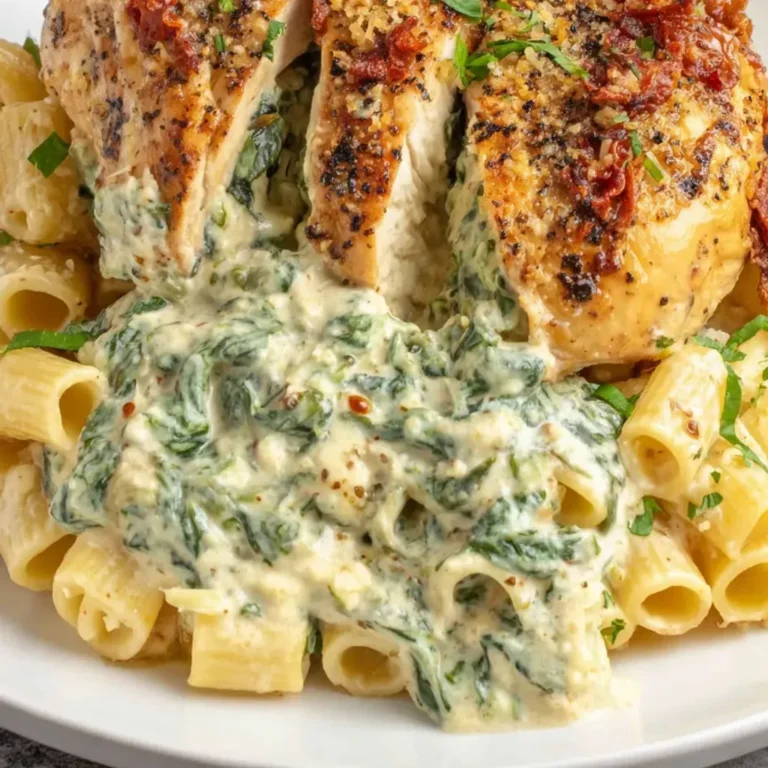 Spinach Stuffed Chicken Rigatoni: Delicious and Easy Recipe