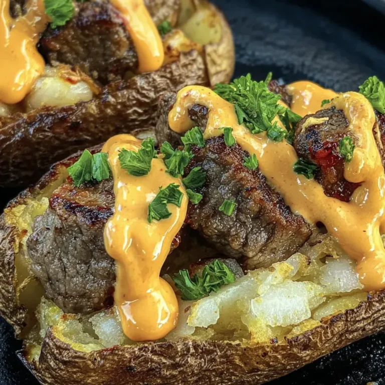 Steak Bites Loaded Baked Potato Recipe