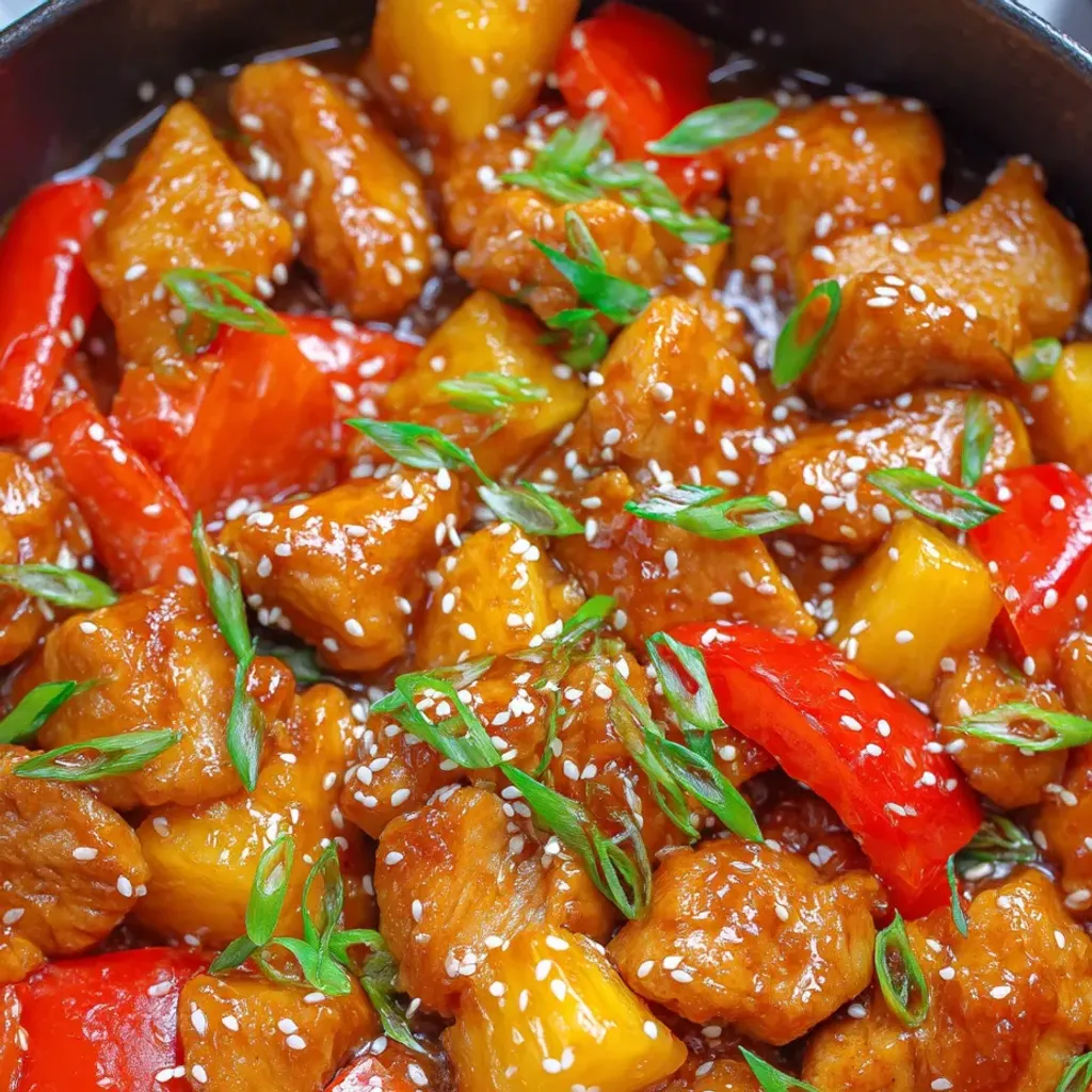 Tropical Hawaiian Chicken Skewers