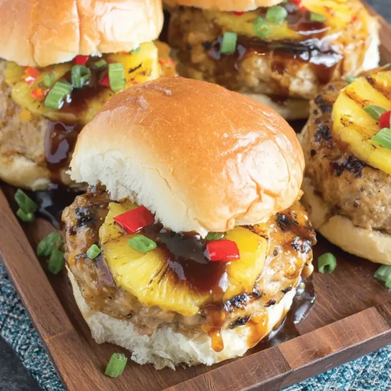 Tropical Hawaiian Turkey Sliders Recipe