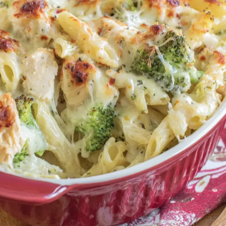 Ultimate Cheesy Chicken Broccoli Pasta Bake