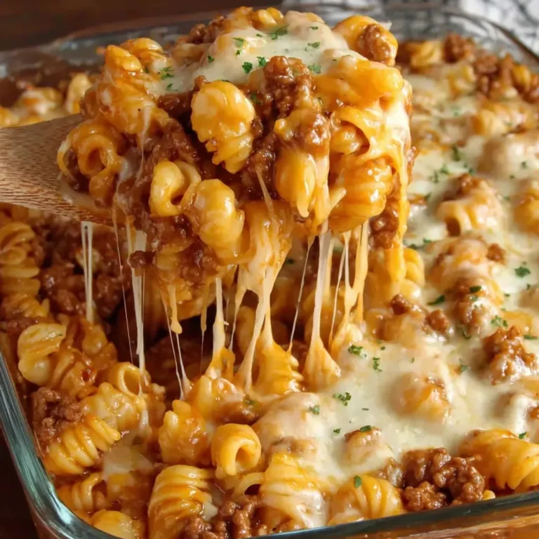 Ultimate Cheesy Hamburger Casserole Recipe