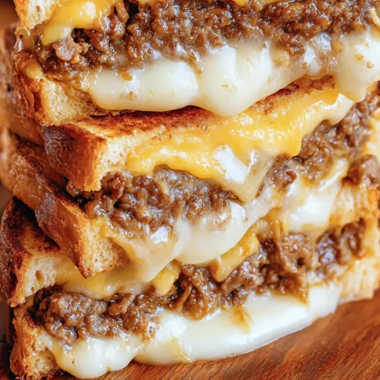 Ultimate Cheesy Patty Melt with Secret Sauce