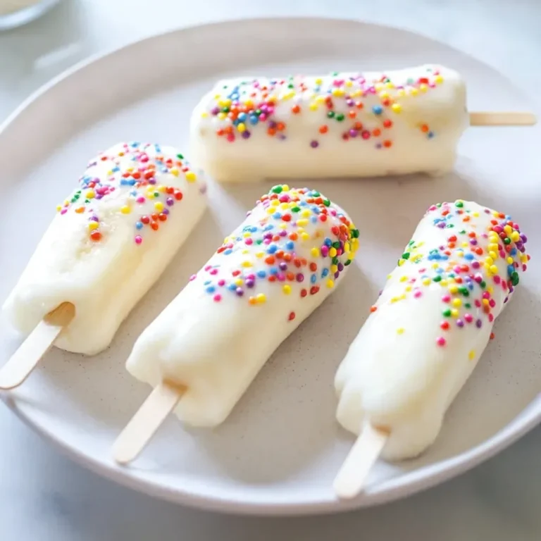 Banana Yogurt Popsicle Recipe