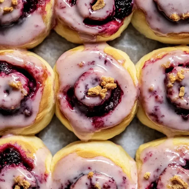 Blackberry Raspberry Sweet Rolls: Soft, Gooey Delight