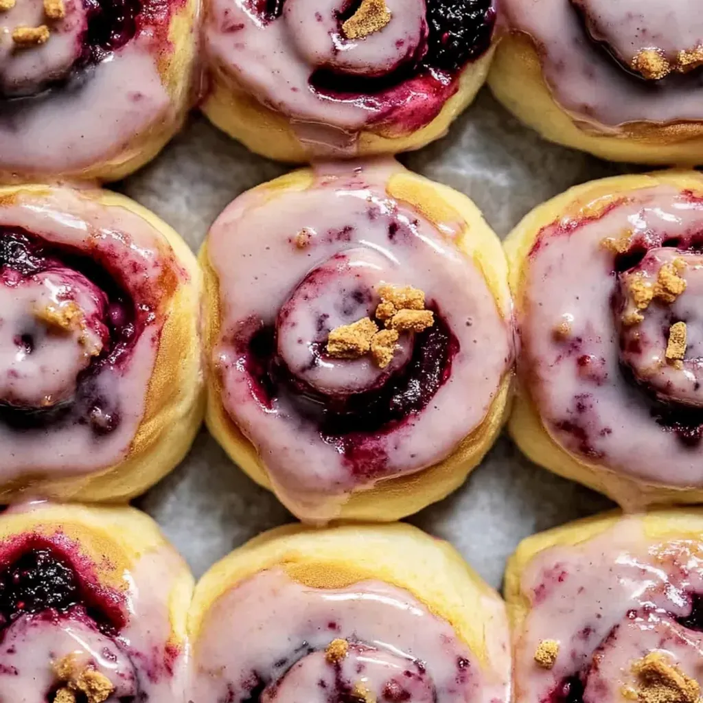 Blackberry Raspberry Sweet Rolls: Soft, Gooey Delight