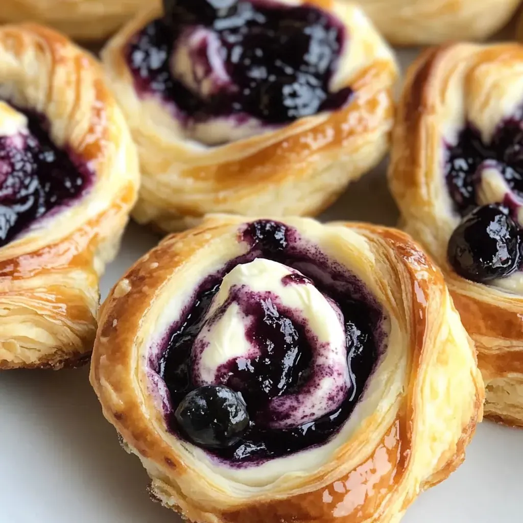 Blueberry Cream Cheese Danish: Irresistible Swirls for Breakfast