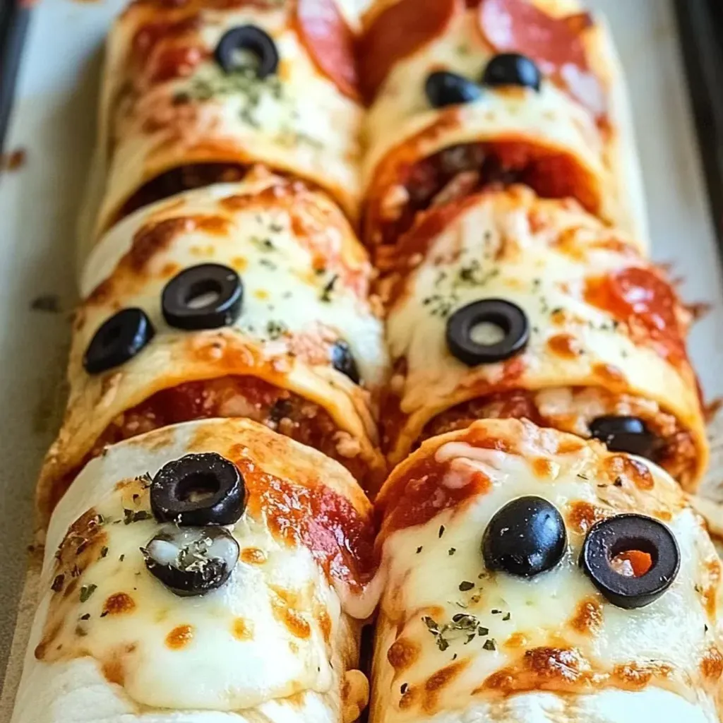 Cheesy Baked Pizza Wraps Recipe