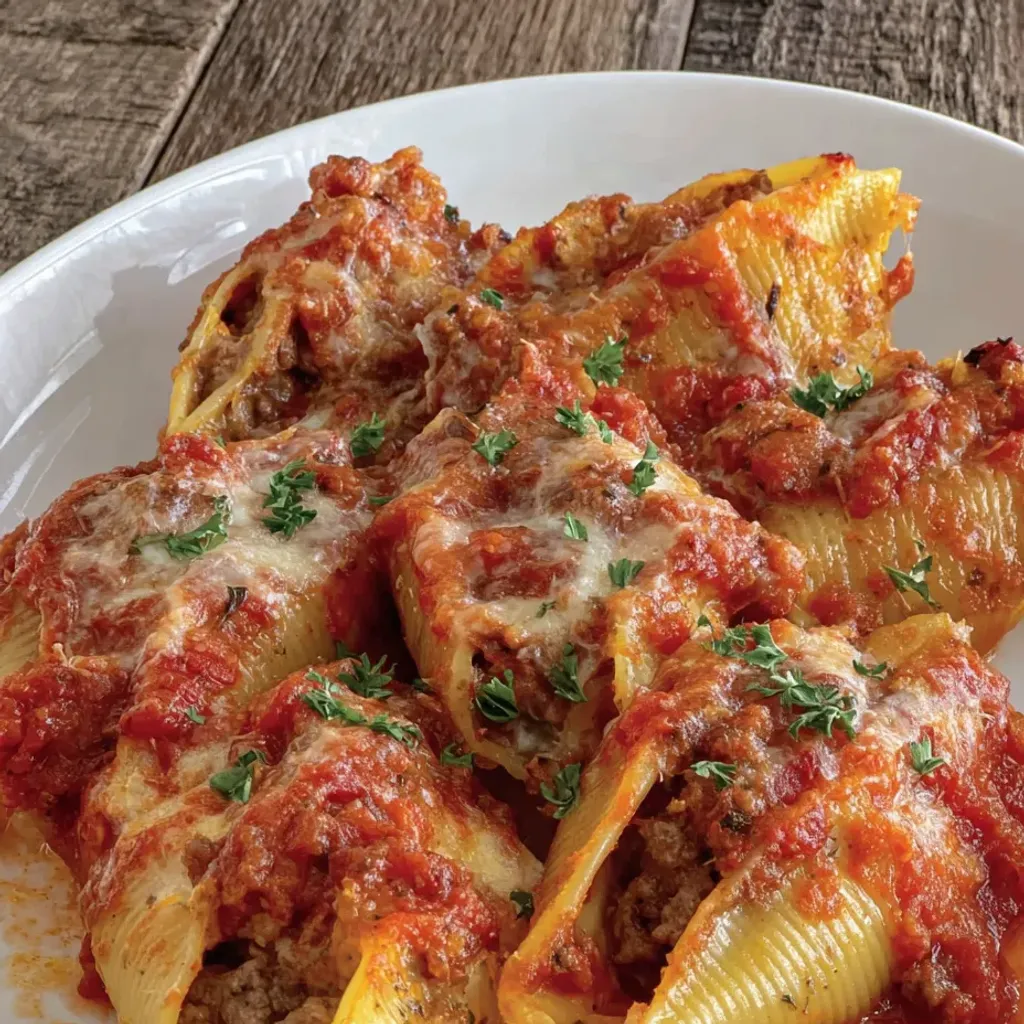 Cheesy Beef Stuffed Shells: A Delicious Dinner Recipe