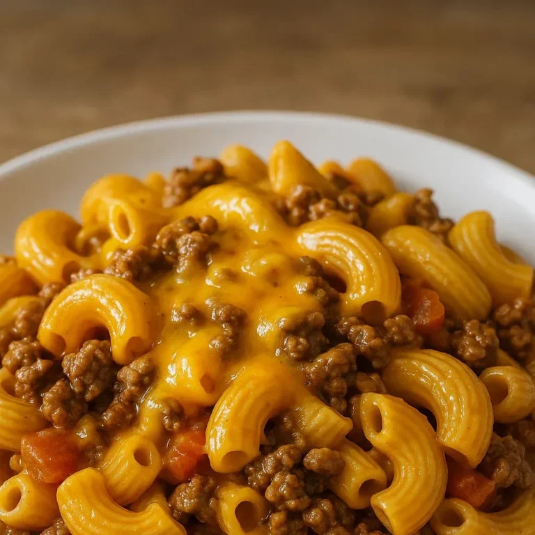 Cheesy Beef Taco Pasta - Delicious and Easy Recipe
