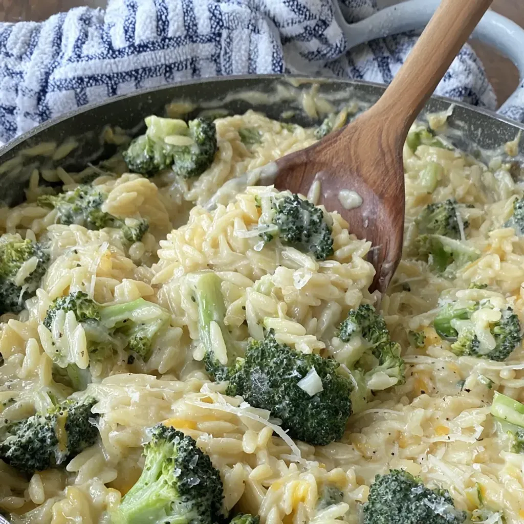 Cheesy Broccoli Orzo: Easy and Delicious Recipe