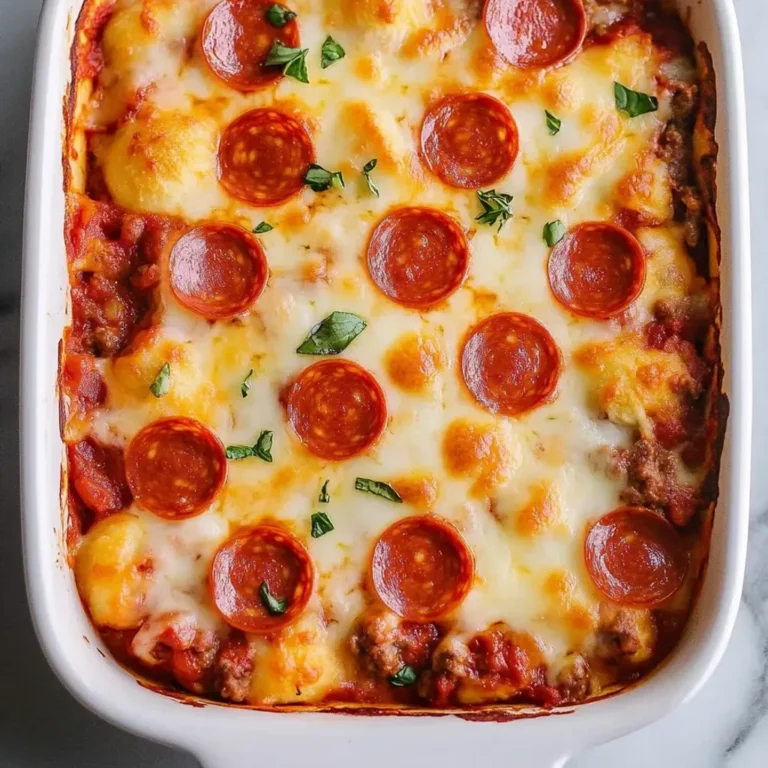 Cheesy Bubble Up Pizza Casserole Recipe