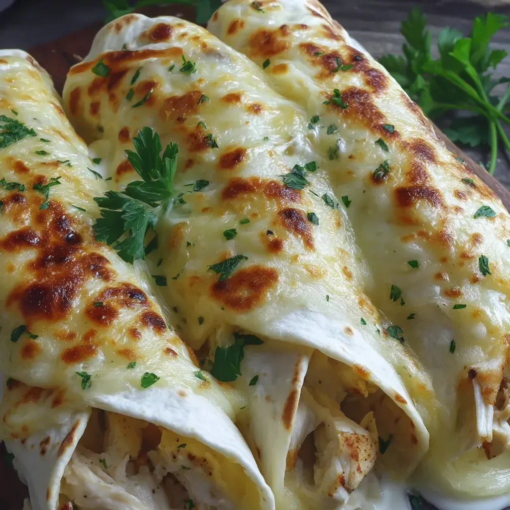 Cheesy Garlic Chicken Wraps: Quick and Tasty Recipe