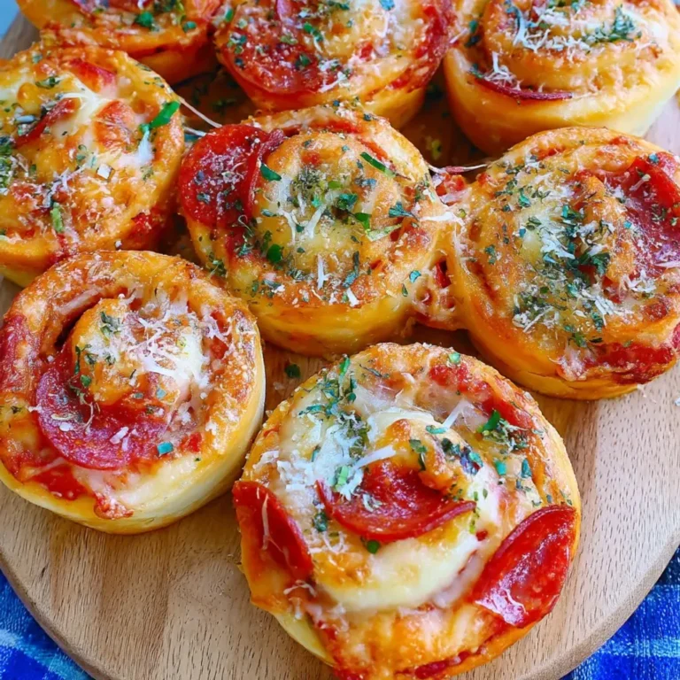 Cheesy Pepperoni Pizza Rolls for a Delicious Snack