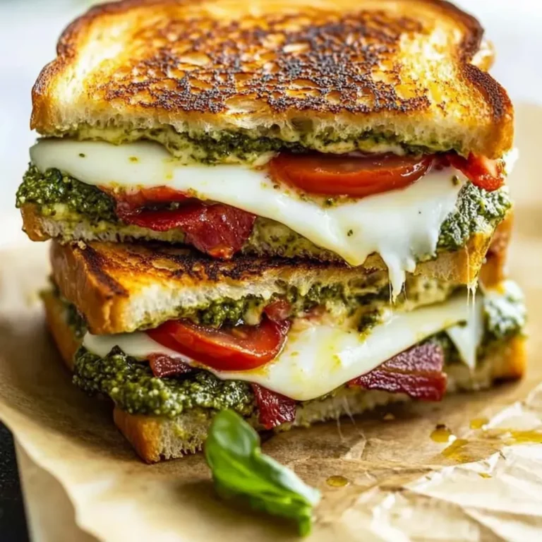 Cheesy Pesto Grilled Sandwich Recipe