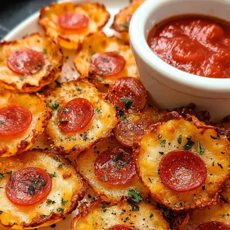 Cheesy Pizza Chips: Only 2 Ingredients!
