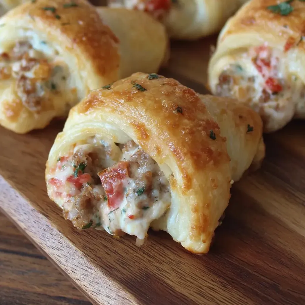 Cheesy Sausage Crescent Rolls: Easy Appetizer Recipe