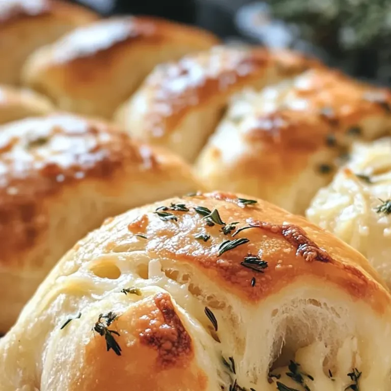 Cheesy Sourdough Herb Rolls: Easy Recipe