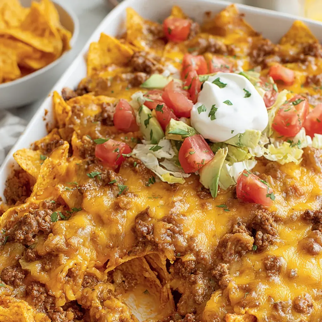 Cheesy Taco Doritos Casserole Recipe
