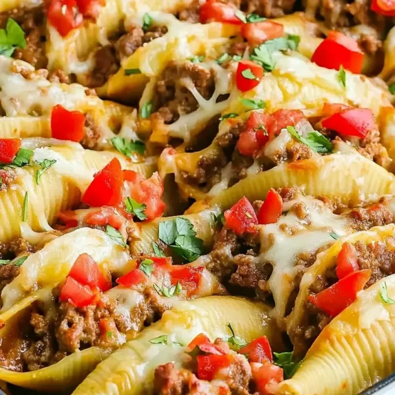 Cheesy Taco Stuffed Shells Recipe
