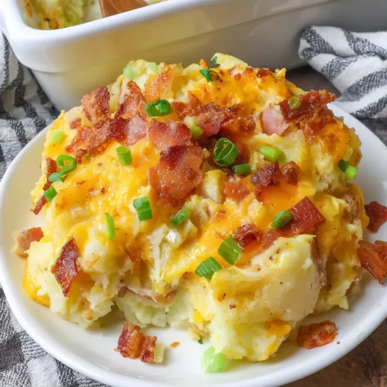Cheesy Twice Baked Potato Casserole Recipe