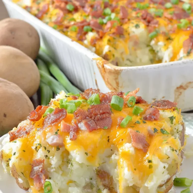 Cheesy Twice Baked Potato Casserole Recipe