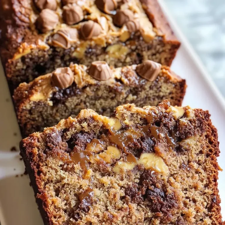 Chocolate Peanut Butter Banana Bread Recipe