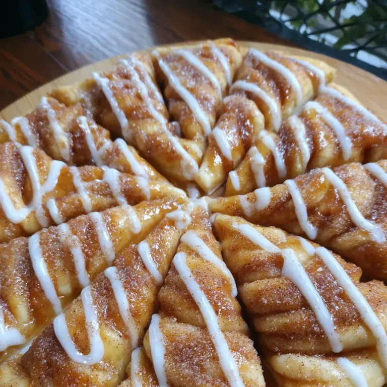 Cinnamon Sugar Crescent Roll Pizza Recipe