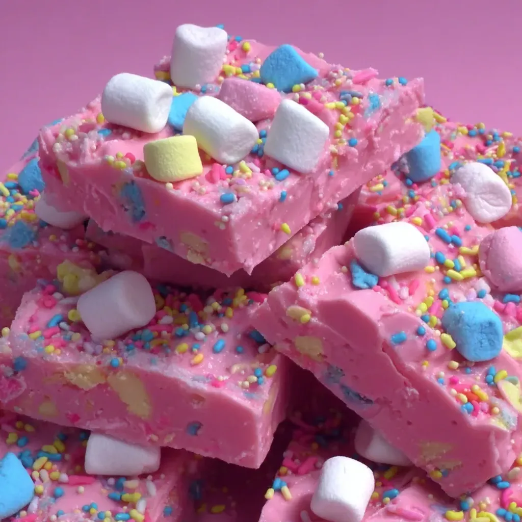 Cotton Candy Bubblegum Fudge