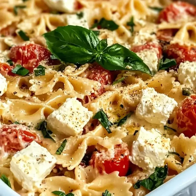 Creamy Baked Feta Pasta for a Delicious Dinner