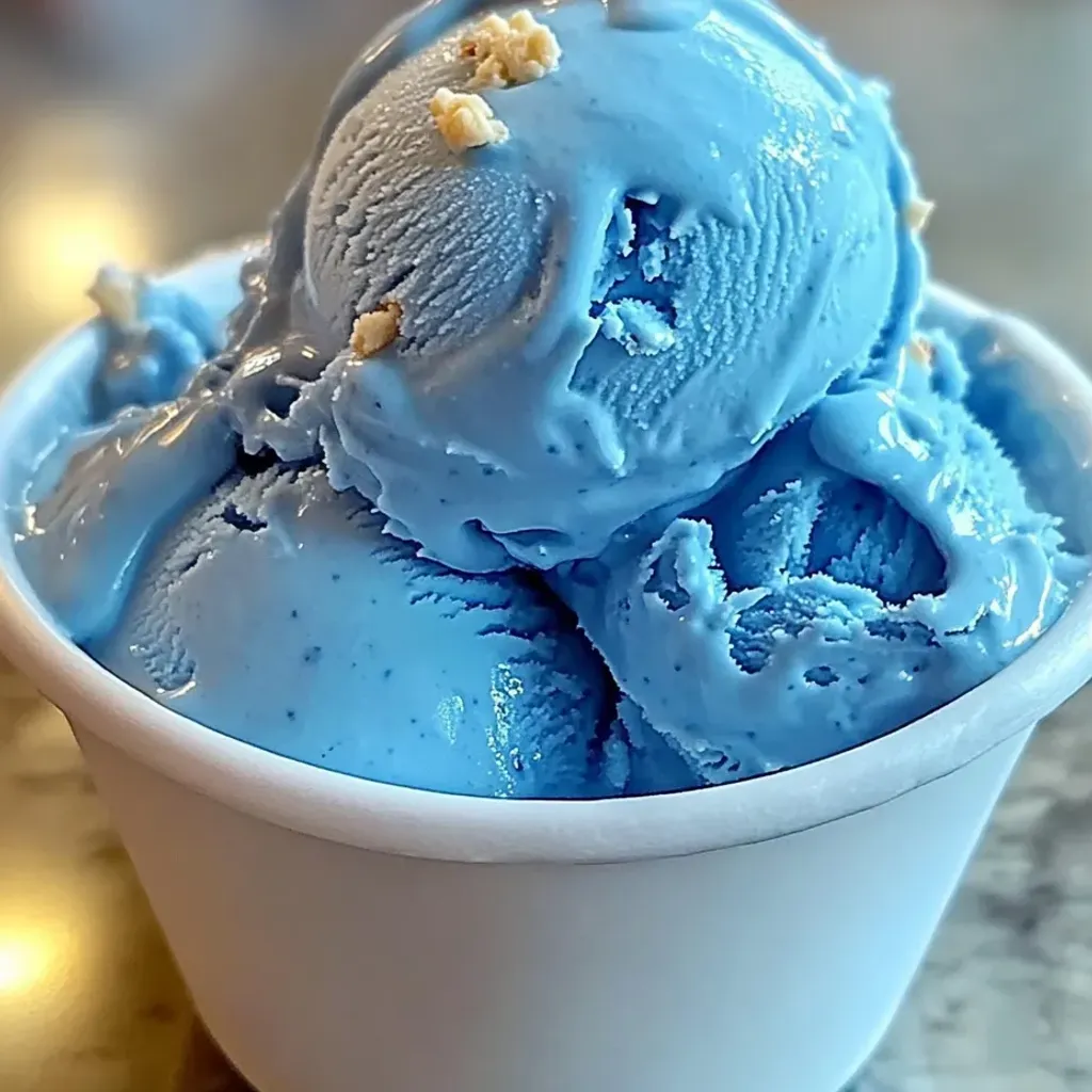 Creamy Blue Moon Ice Cream Recipe
