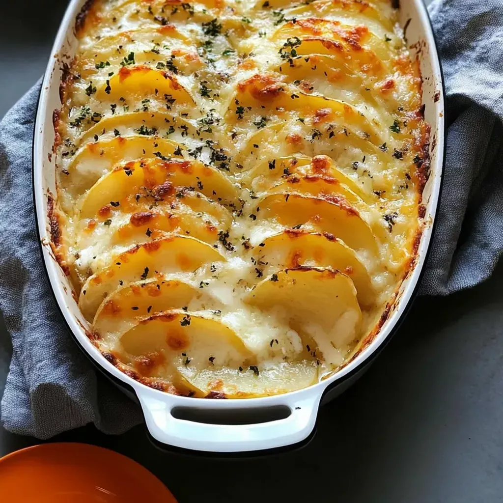 Creamy Cheesy Potatoes Au Gratin Recipe