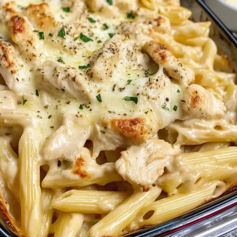 Creamy Chicken Alfredo Casserole Recipe
