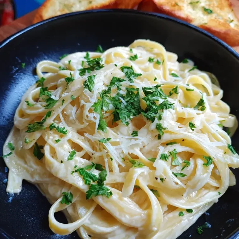 Creamy Fettuccine Alfredo Recipe