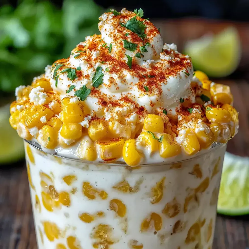 Creamy Mexican Street Corn Cup: Delicious and Flavorful Side Dish